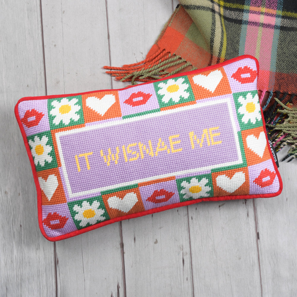 Wisnae Me Needlepoint Cushion