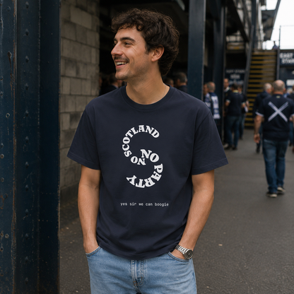 No Scotland No Party Graphic T-Shirt - Yes Sir We Can Boogie! (+ colours)