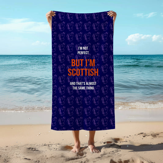 Perfectly Scottish Beach Towel