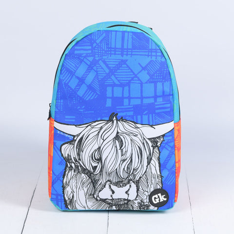 Tartan Cow Backpack