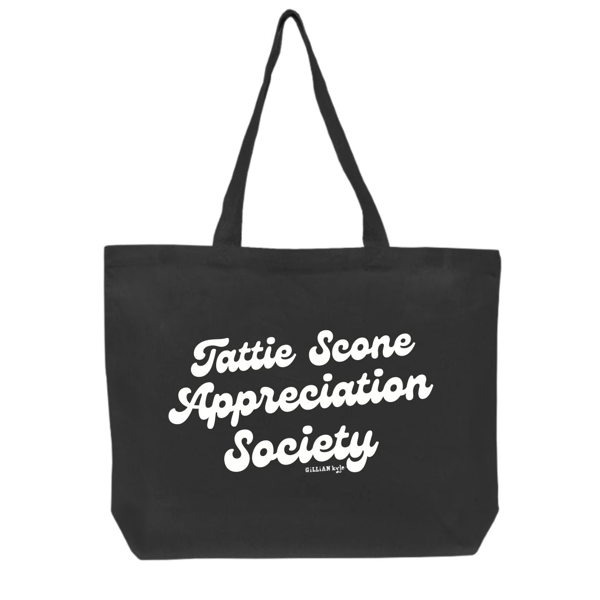 Tattie Scone Appreciation Society Big Bag (black)
