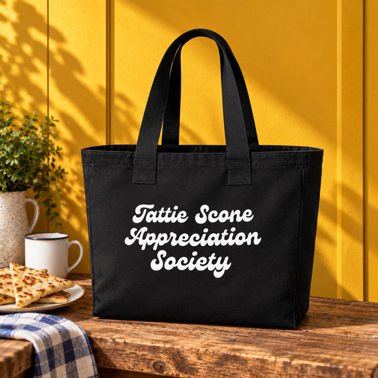 Tattie Scone Appreciation Society Canvas Shopper