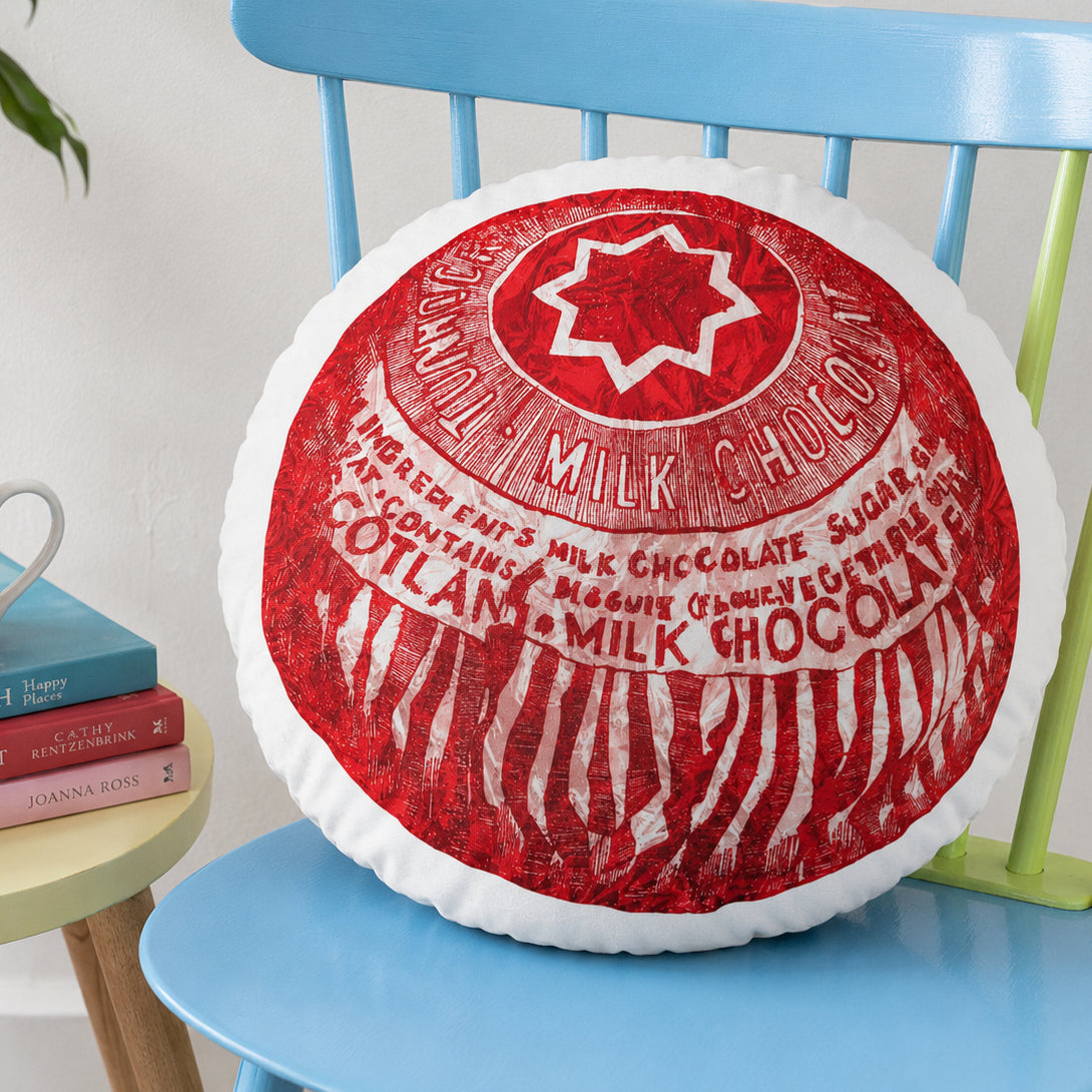 Tea Cake Foil-Effect Cushion
