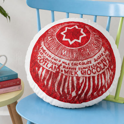Tea Cake Foil-Effect Cushion