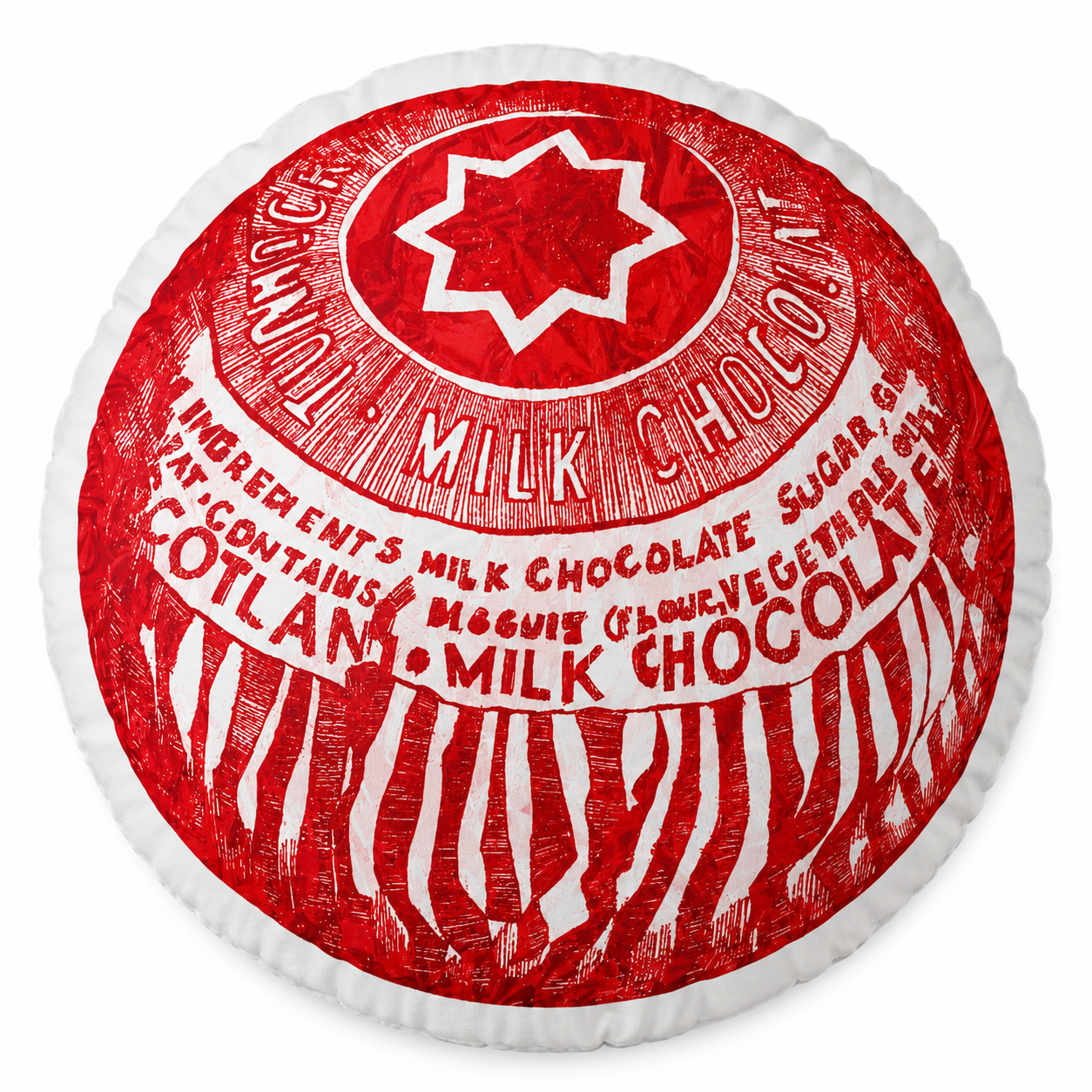 Tea Cake Foil-Effect Cushion