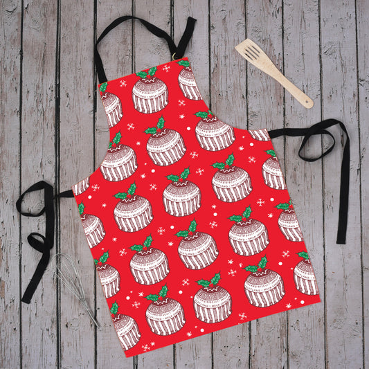 Tea Cake Xmas Pud Apron