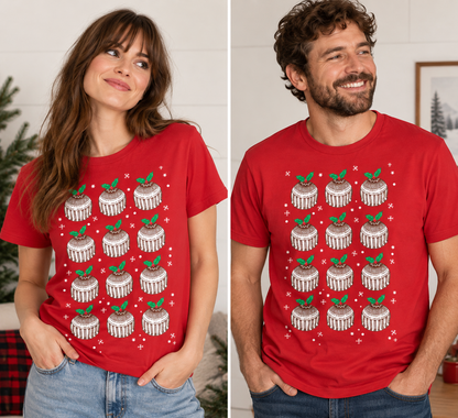 Limited Edition Tea Cake Xmas Pud T-shirt
