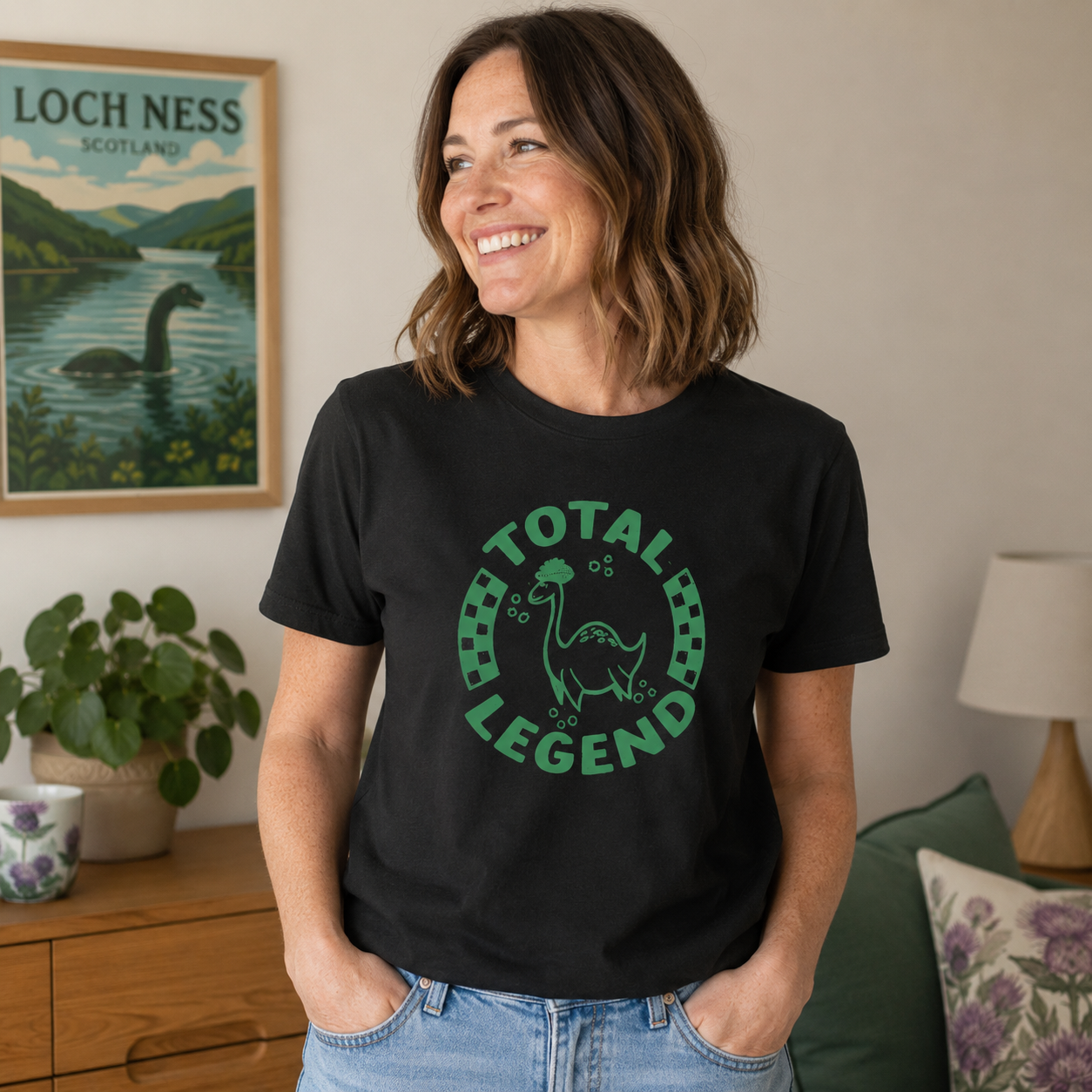 Total Legend Nessie Front Print T-Shirt (+colours)