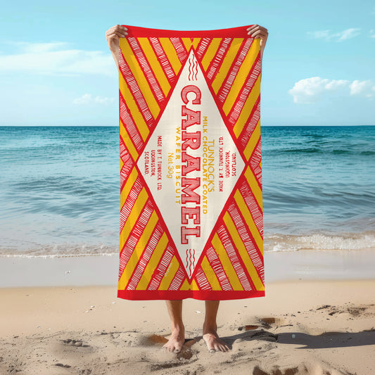 Caramel Wafer Beach Towel