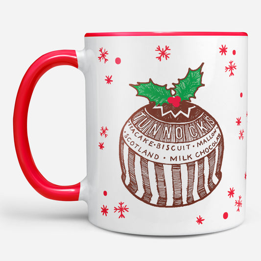 Tea Cake Christmas Pudding Mug