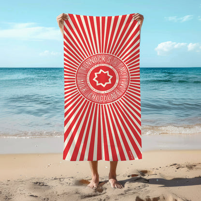 Tea Cake Wrapper Beach Towel