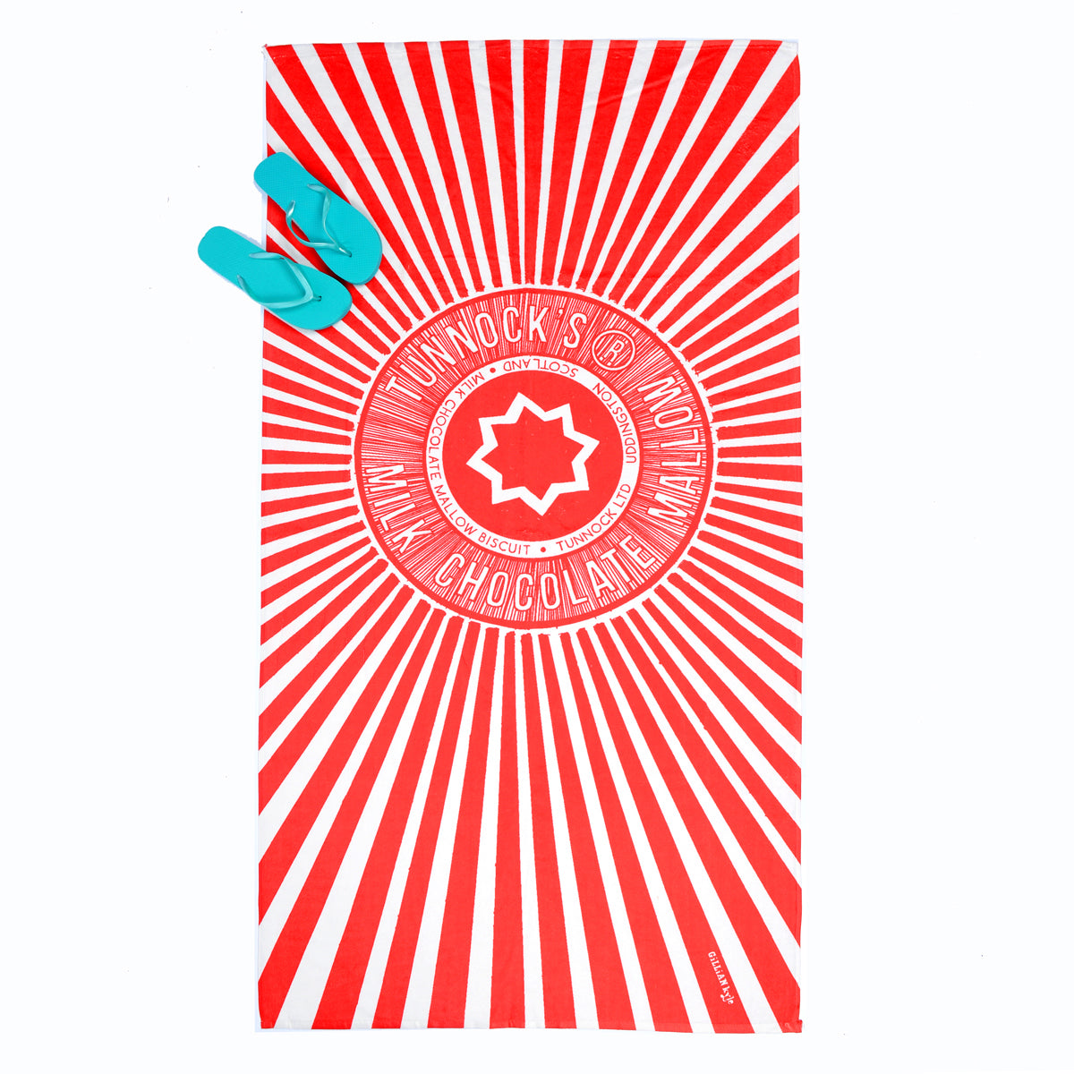 Tunnock's Tea Cake Beach Towel