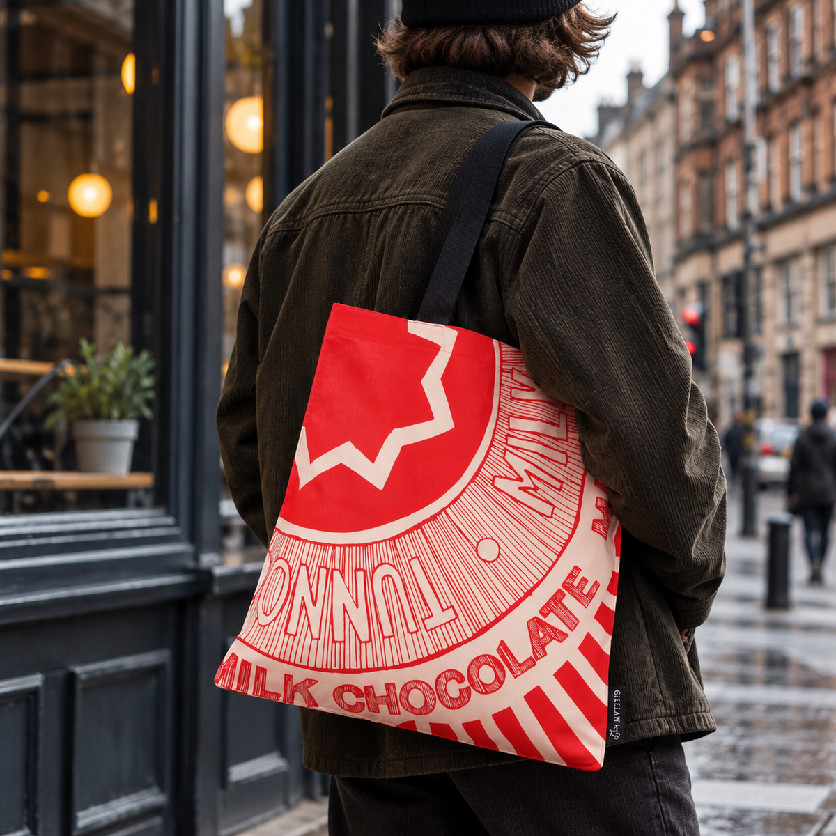 Tunnock's Tea Cake Wrapper Heavyweight Tote