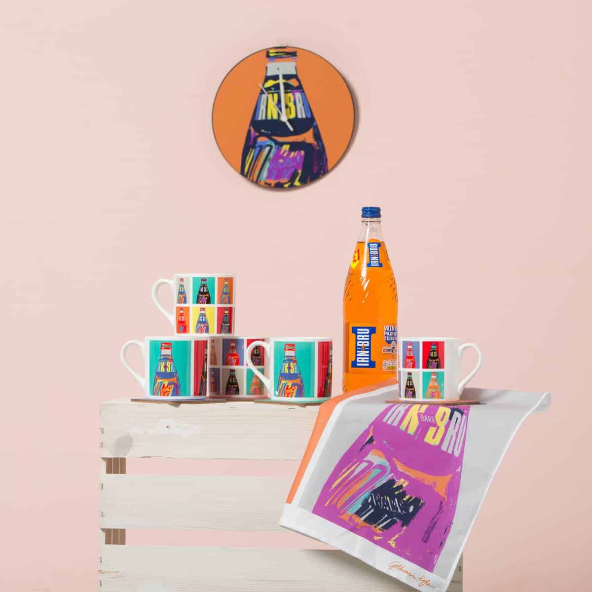 Irn Bru merchandise by Gillian Kyle