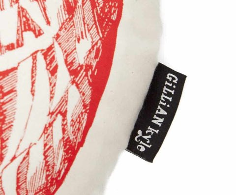 Chair Cushion with Gillian Kyle Branding