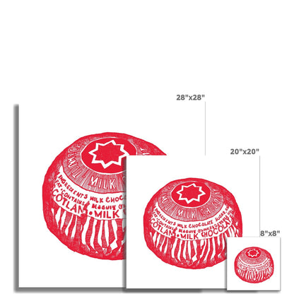 Tunnock's Tea Cake Fine Art Print