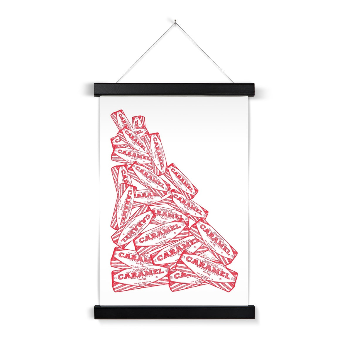 Caramel Cascade Fine Art Print with Hanger