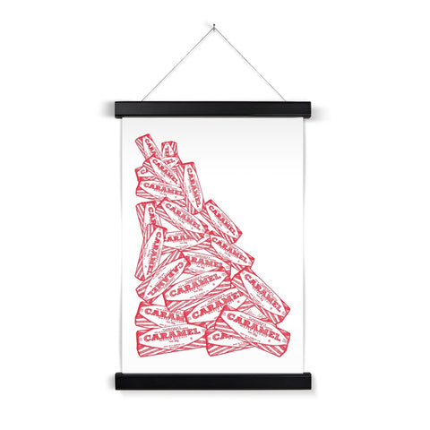 Caramel Cascade Fine Art Print with Hanger