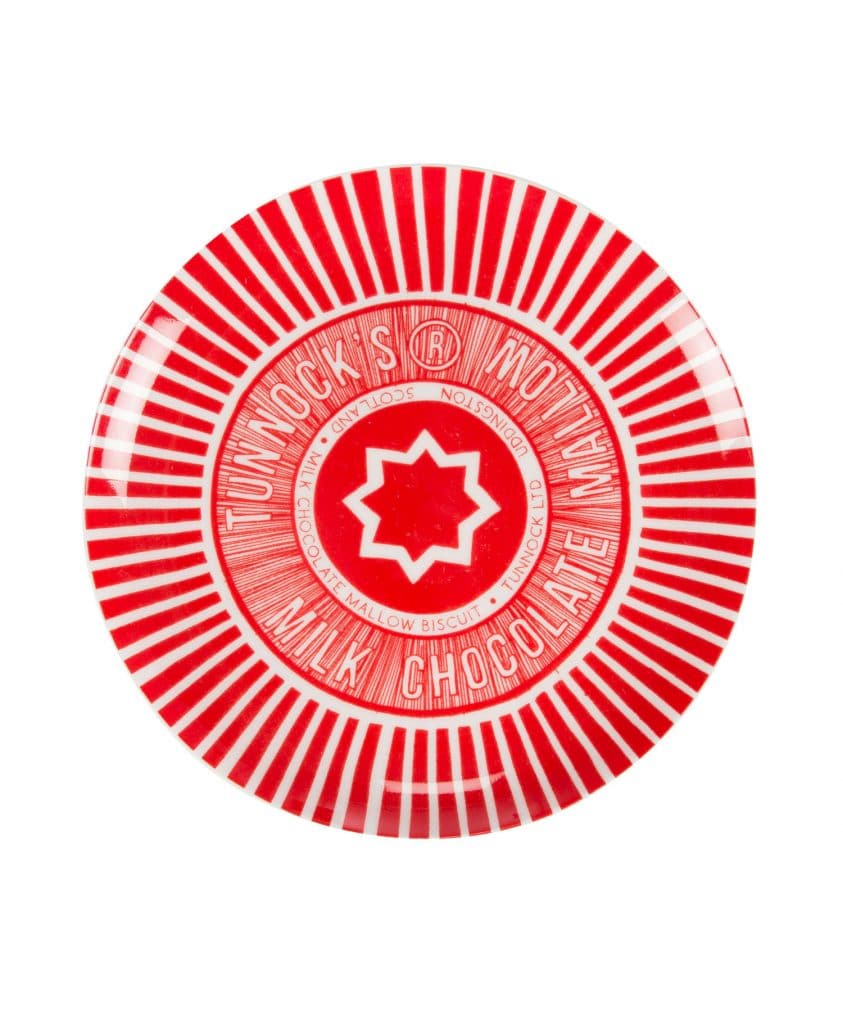Tea Cake Rapper Tunnock's Tea Cake Wrapper Biscuit Plate by Gillian Kyle – GILLIAN KYLE