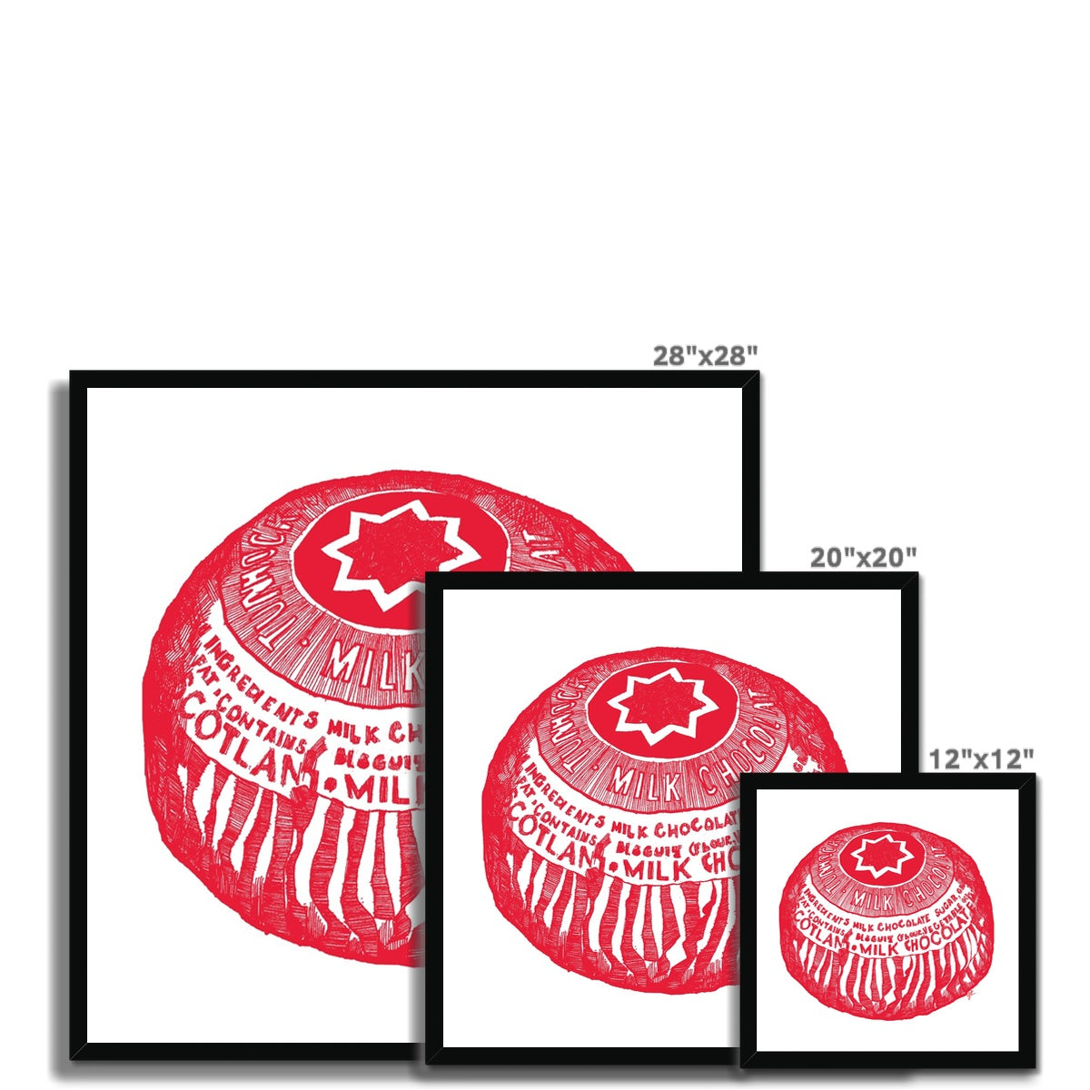 Tunnock's Tea Cake Framed Print