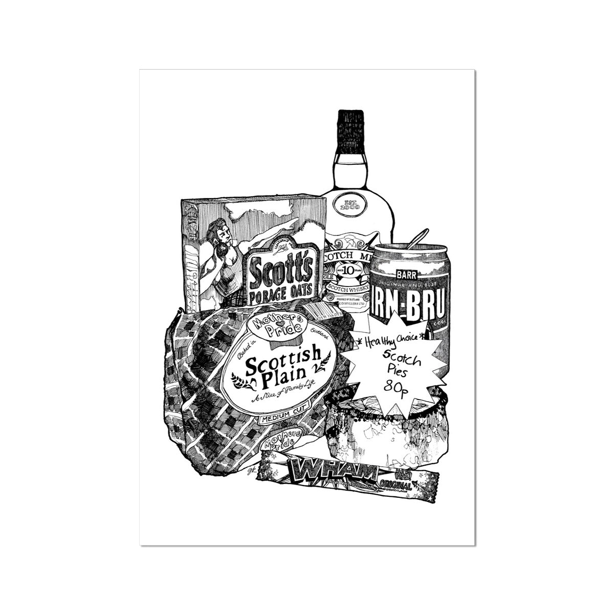 Scottish Breakfast Fine Art Print