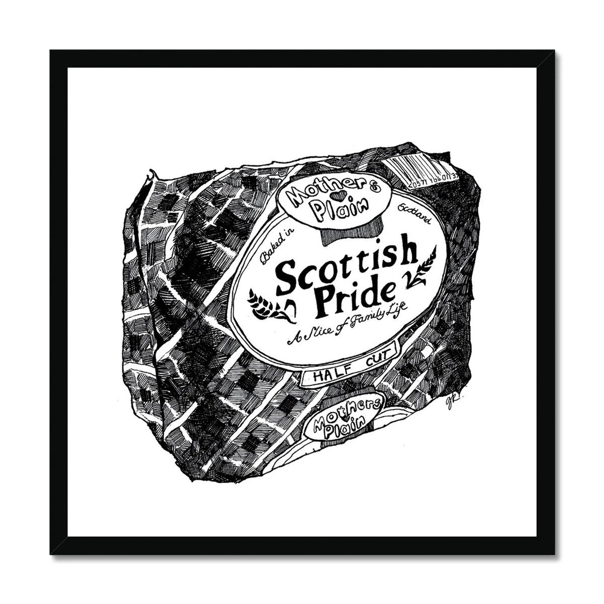 Breid Framed Print