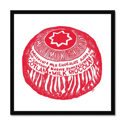Tunnock's Tea Cake Framed Print