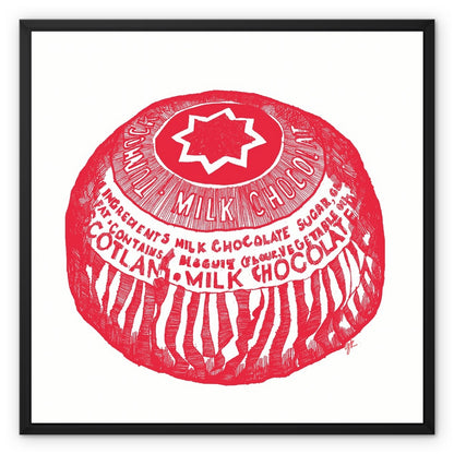 Tunnock's Tea Cake Framed Canvas