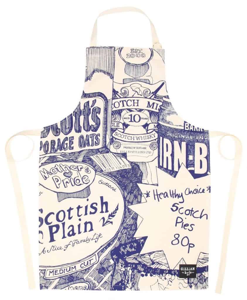 Tea Towel with Scottish Breakfast illustration by Gillian Kyle