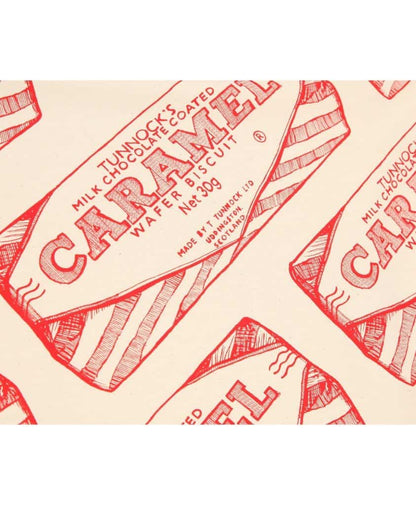 Tunnock's Caramel Wafer Wrapper Repeat illustration