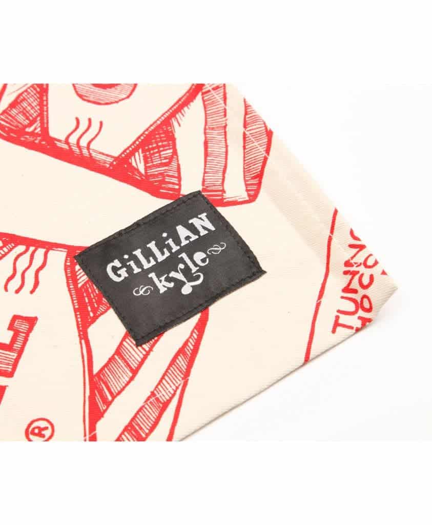 Gillian Kyle Branding Label on Tea Towel