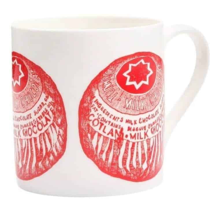 Coffee Mug with Tunnock's Tea Cake from Gillian Kyle