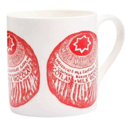 Coffee Mug with Tunnock's Tea Cake from Gillian Kyle
