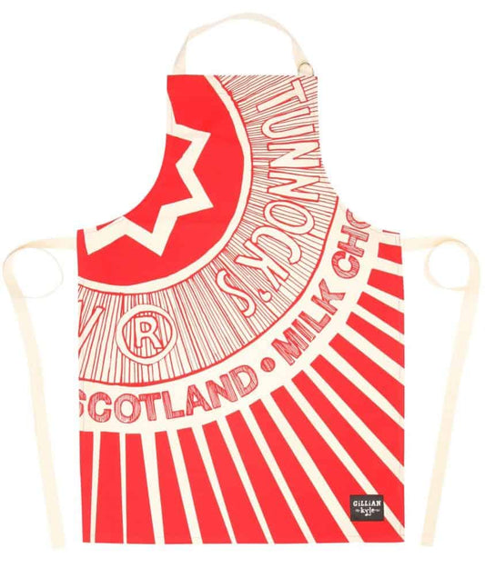 Kitchen Apron with Tunnock's Teacake design by Gillian Kyle