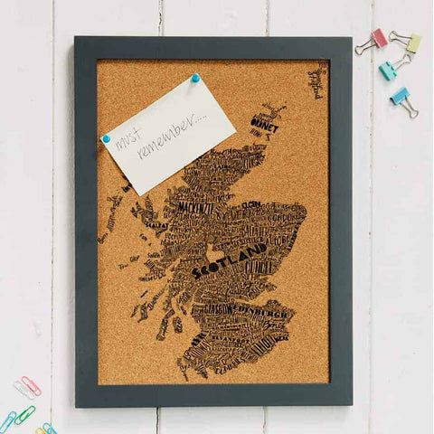 SCOTLAND-MAPPED-OUT-PIN-BOARD