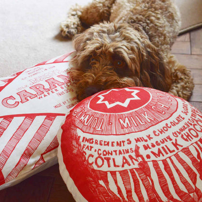 Tunnocks cushions and Lola