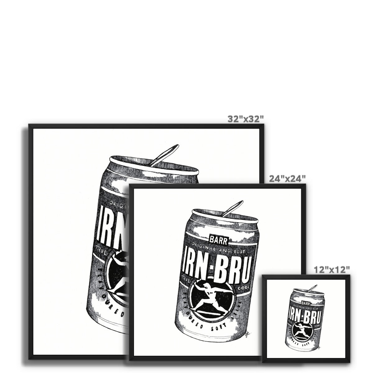 BRU Framed Canvas