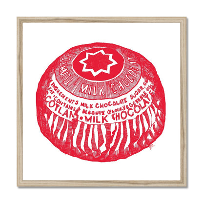Tunnock's Tea Cake Framed Print