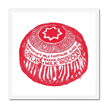Tunnock's Tea Cake Framed Print