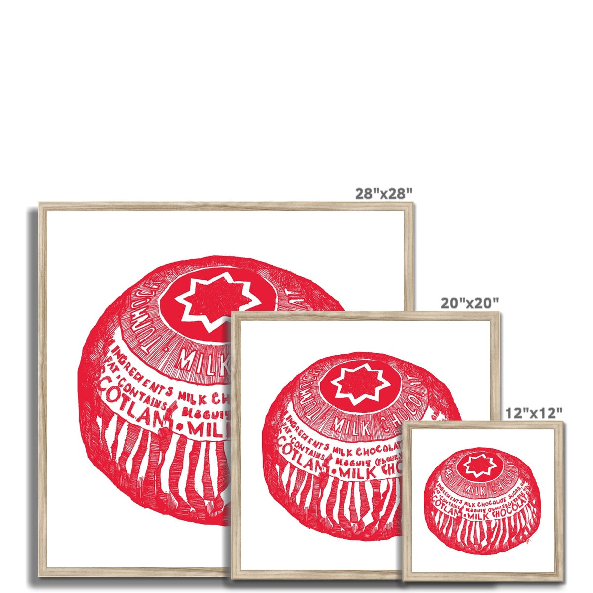 Tunnock's Tea Cake Framed Print