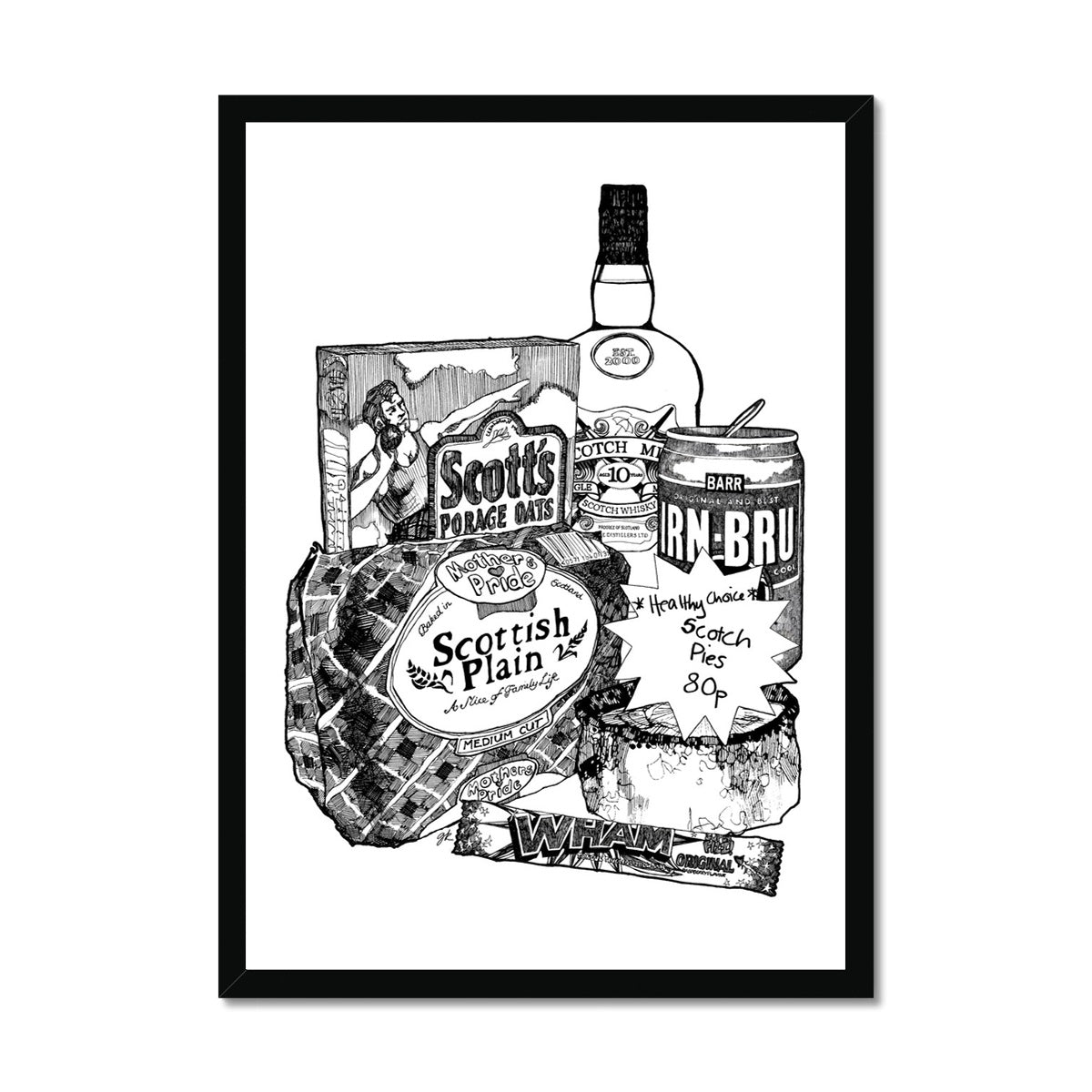 Scottish Breakfast Framed Print