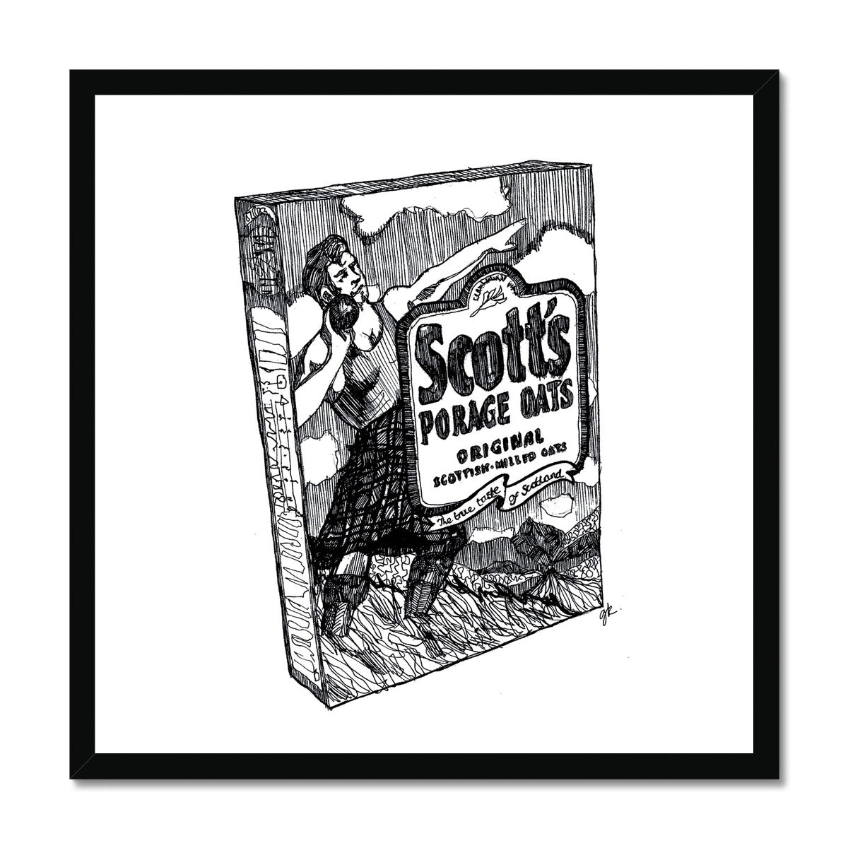 Porridge Framed Print