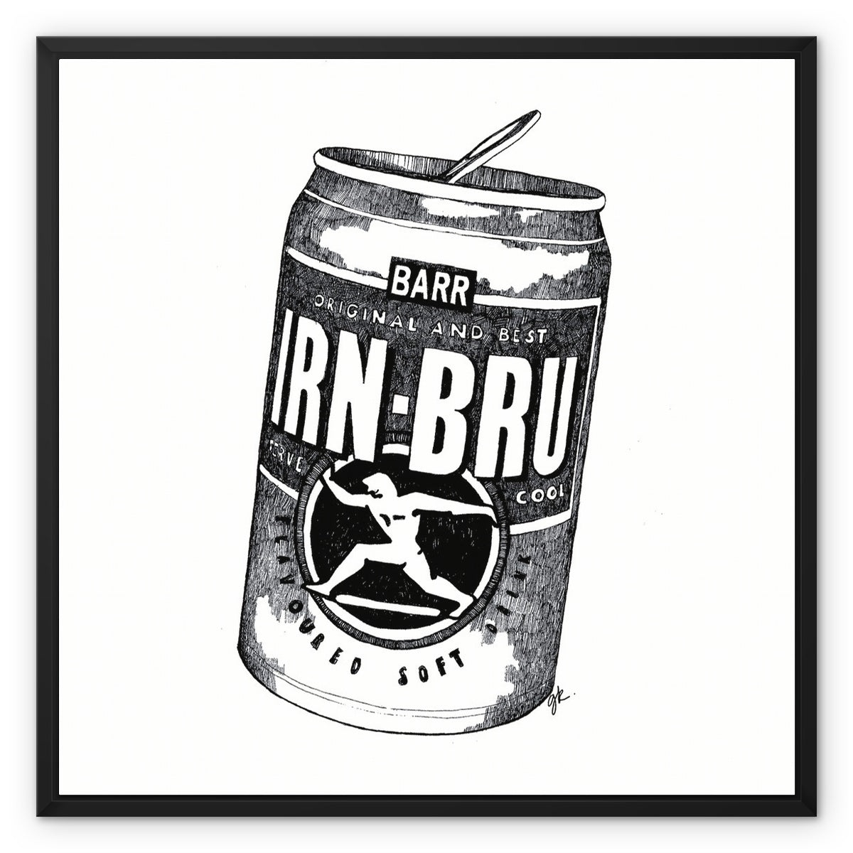 BRU Framed Canvas