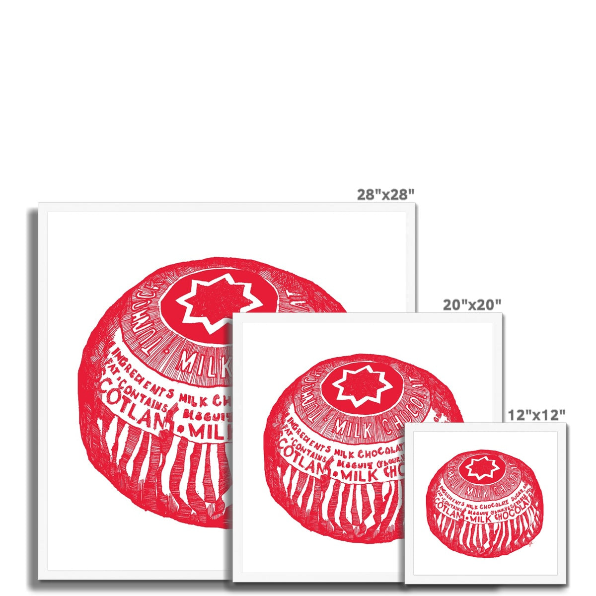 Tunnock's Tea Cake Framed Print