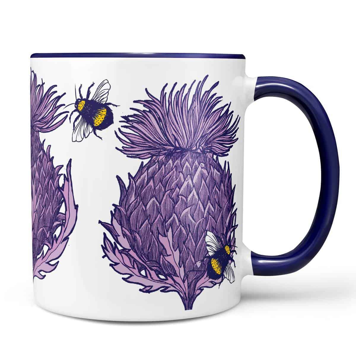gillian-kyle-scottish-artist-scottish-thistle-mug-purples