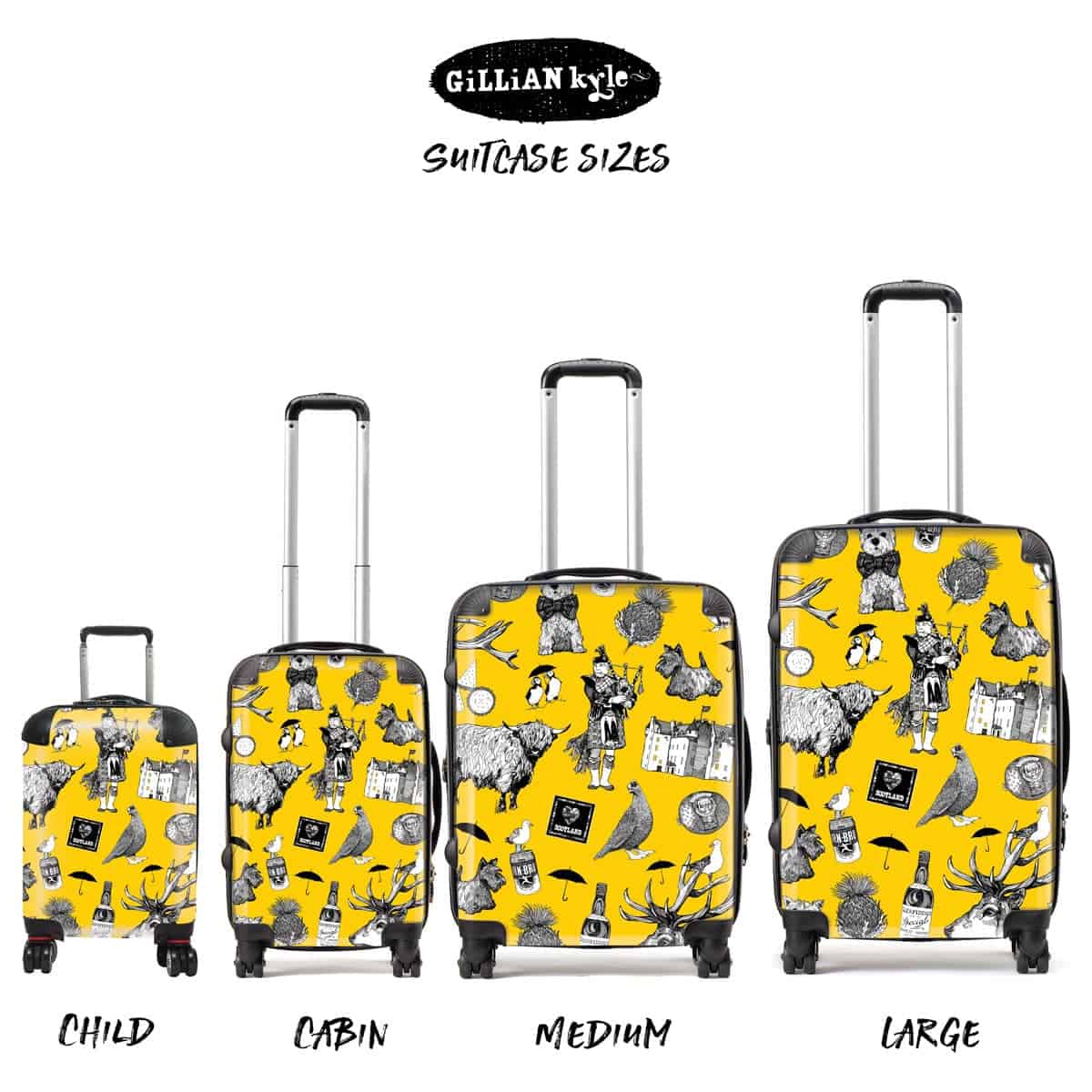 gillian-kyle-scottish-suitcases-love-scotland-yellow