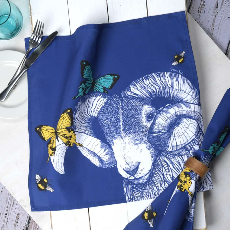 ram-butterflies-bees-napkins-2-gillian-kyle