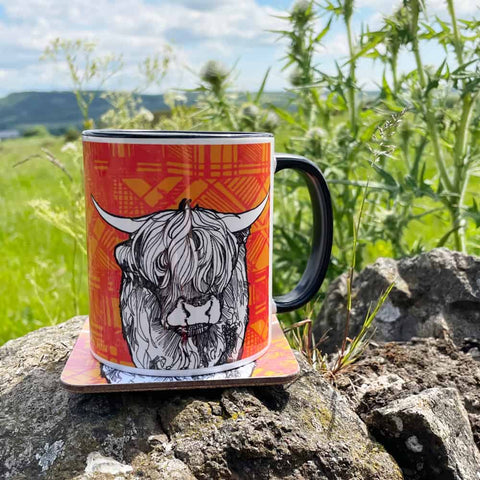 tartan-highland-cow-chunky-mug-gilliankyle-3
