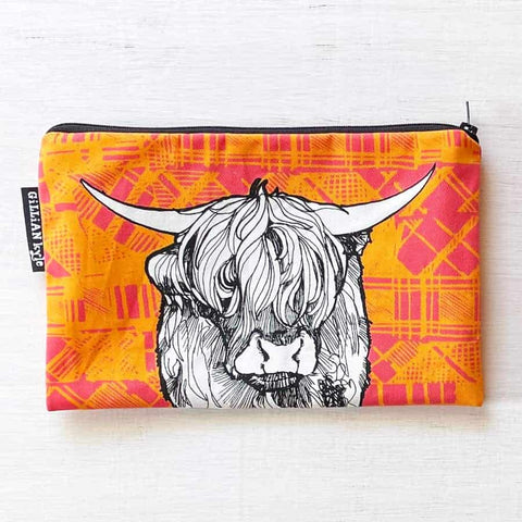 tartan-highland-cow-pouch-pencil-case-4