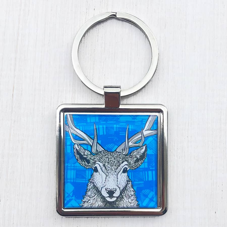 tartan-stag-keyring-2-gilliankyle